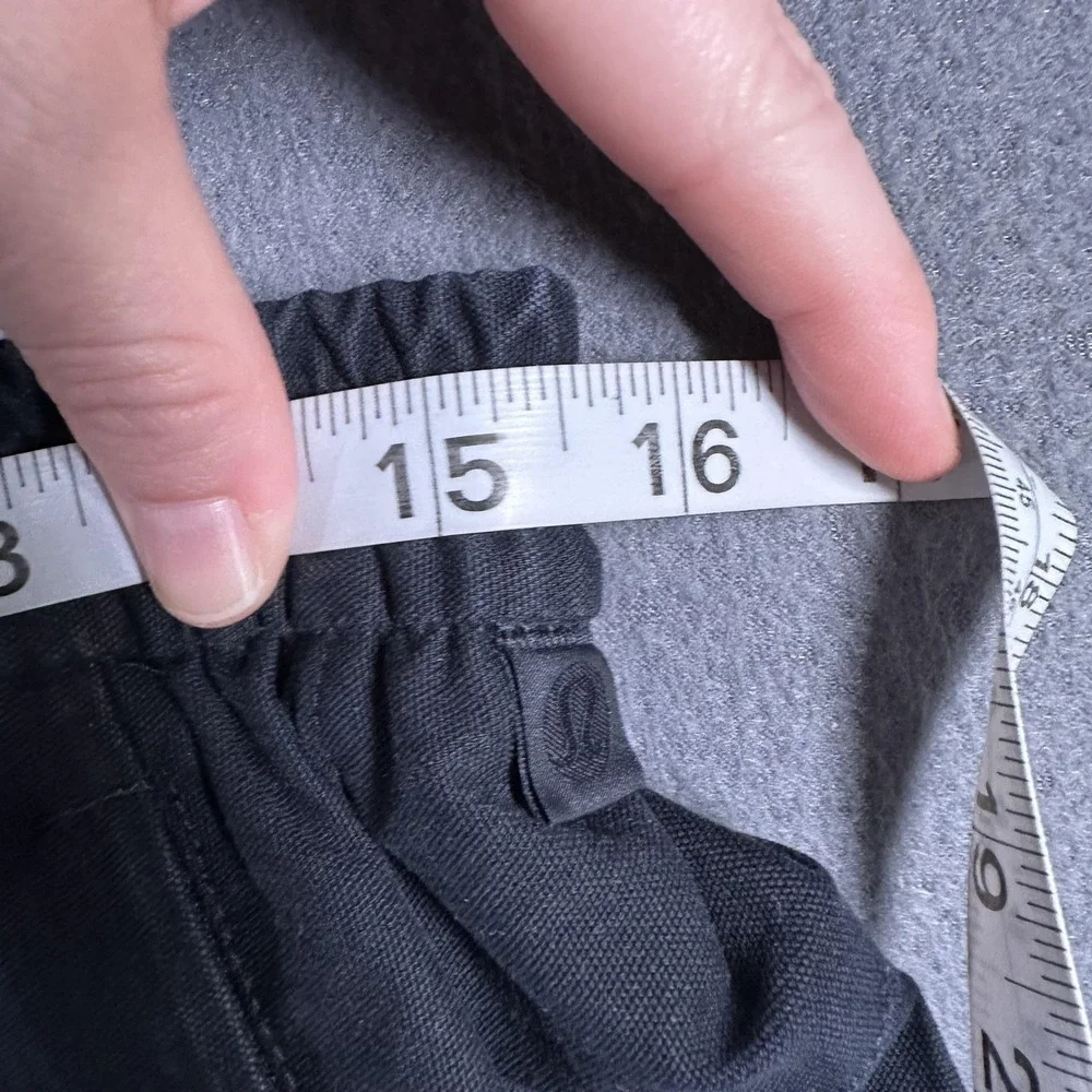 Lululemon Utilitech Pull On Classic Fit Pants Mens Large‎ Black Elastic Waist